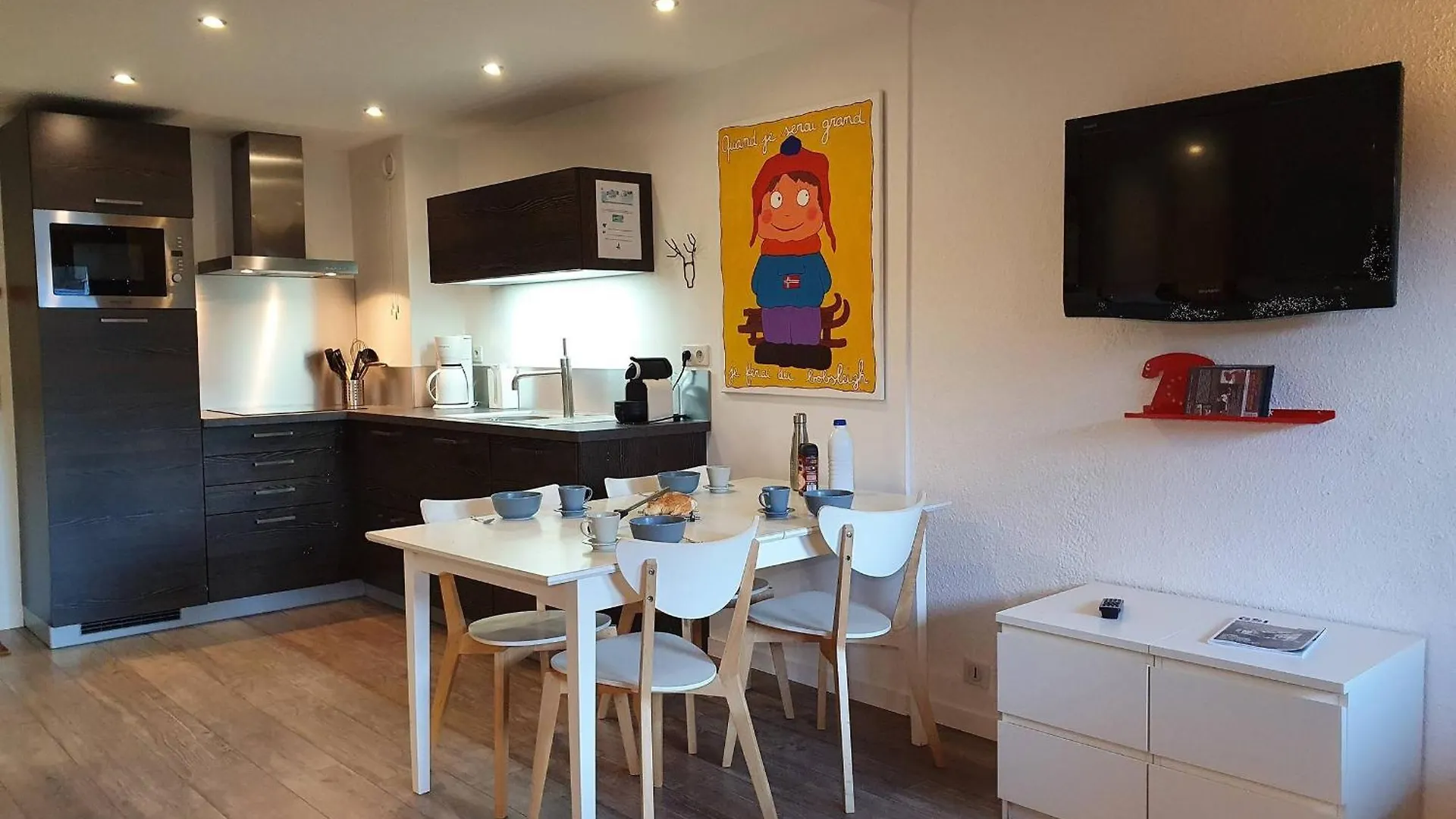 Appartement Cosy A La Plagne - 4 Pers, Balcon, Animaux Admis - Fr-1-353-41 דירה